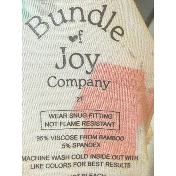 2T Bundle Of Joy Co Twirl Bodysuit Dress Bamboo Snoopy Peanuts Gang Print Soft - Picture 4 of 15